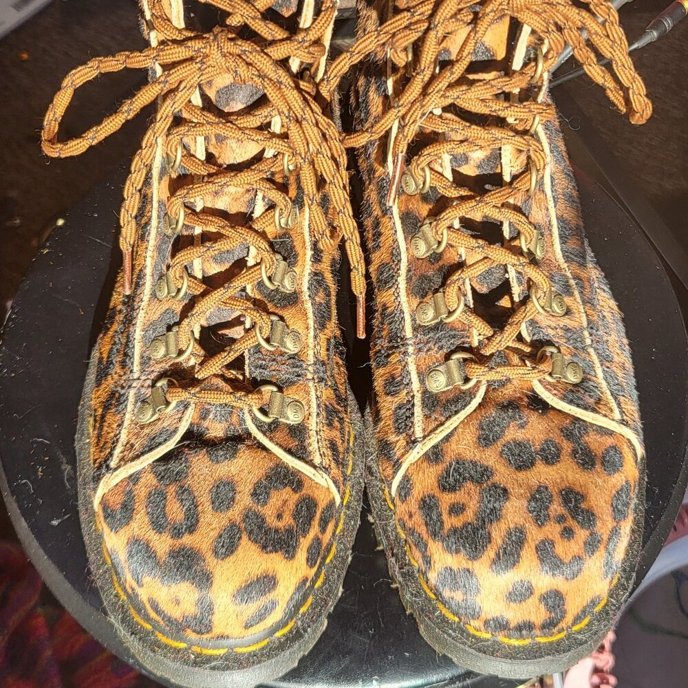Dr Martens Leopard Print Boots